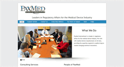 Desktop Screenshot of paxmed.com