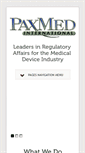 Mobile Screenshot of paxmed.com