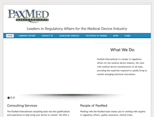 Tablet Screenshot of paxmed.com